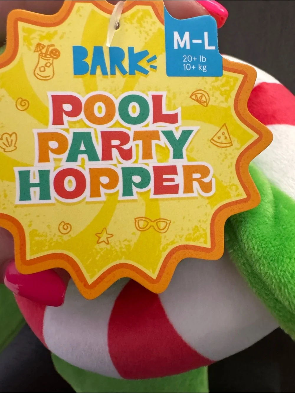NWT BARK Pool Party Hopper - M/L